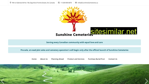 sunshinecemeteries.ca alternative sites