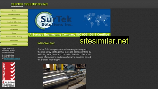 surteksolutions.ca alternative sites