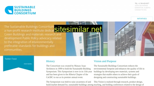 sustainablebuildings.ca alternative sites