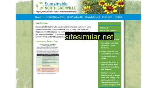 sustainablenorthgrenville.ca alternative sites