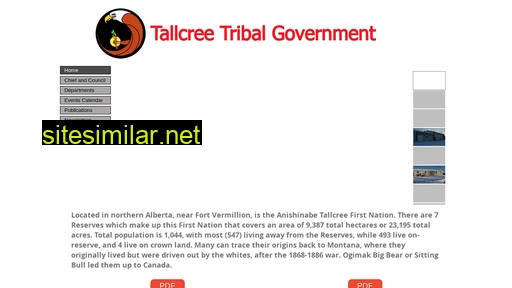 tallcreefirstnation.ca alternative sites
