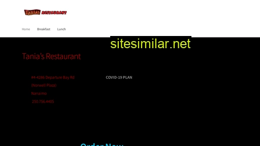 taniasrestaurant.ca alternative sites