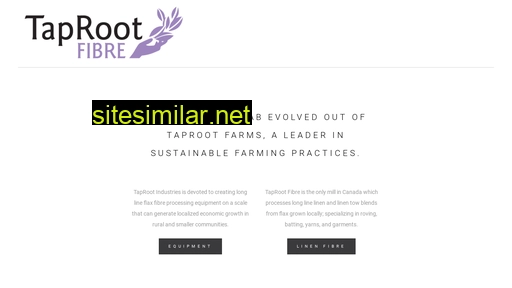 taprootfibrelab.ca alternative sites