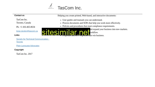 tascom.ca alternative sites