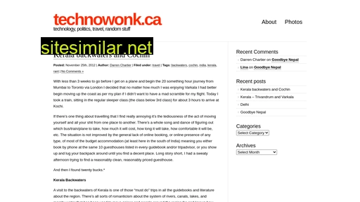 technowonk.ca alternative sites