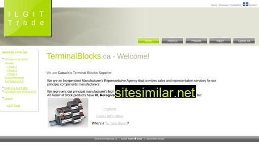 Terminalblocks similar sites