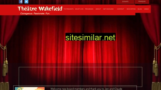 theatrewakefield.ca alternative sites