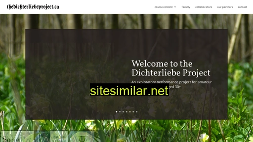 Thedichterliebeproject similar sites