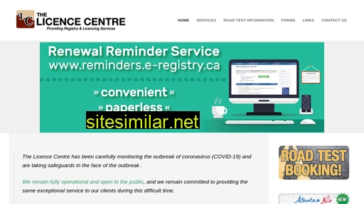 thelicencecentre.ca alternative sites