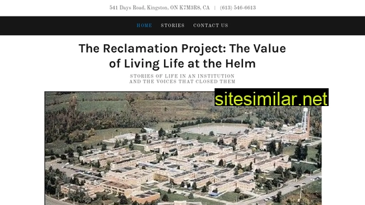 thereclamationproject.ca alternative sites