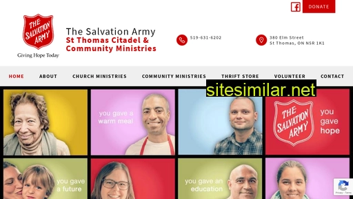 thesalvationarmystthomas.ca alternative sites