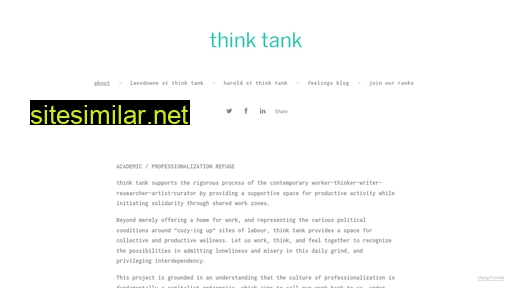think-tank.ca alternative sites