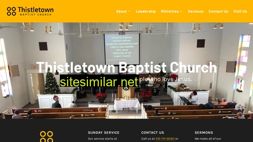 thistletownbaptist.ca alternative sites