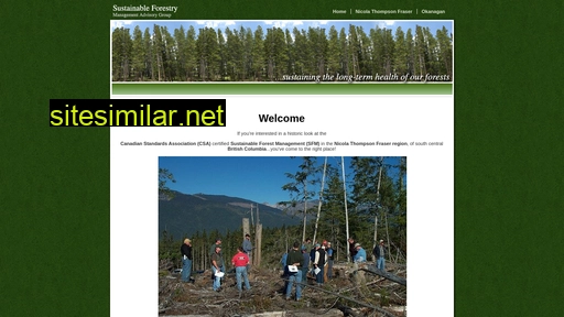 thompsonokanagansustainableforestry.ca alternative sites
