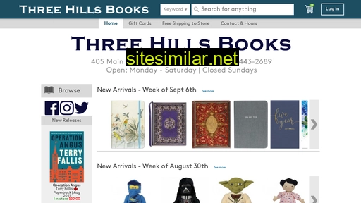 threehillsbooks.ca alternative sites