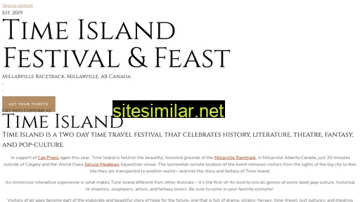 timeislandfestival.ca alternative sites