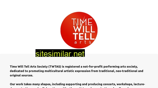 timewilltellarts.ca alternative sites