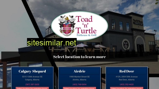 toadnturtle.ca alternative sites