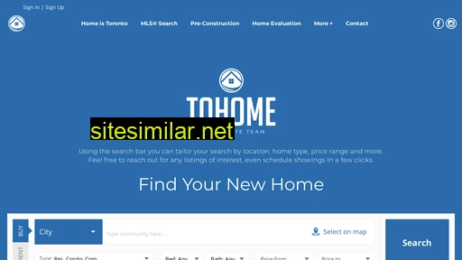 Tohome similar sites