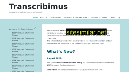transcribimus.ca alternative sites