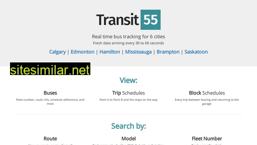 transit55.ca alternative sites