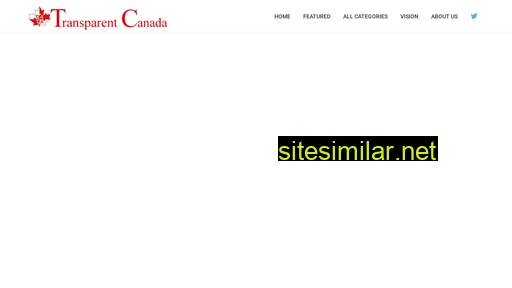 Transparent-canada similar sites