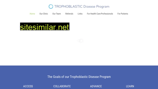Trophoblasticdiseaseprogram similar sites