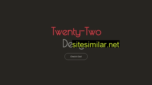 Twentytwodesign similar sites