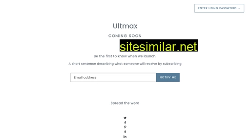 ultmax.ca alternative sites