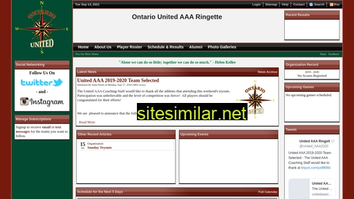 unitedaaaringette.ca alternative sites