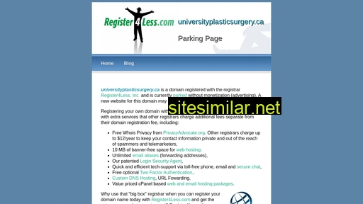 universityplasticsurgery.ca alternative sites