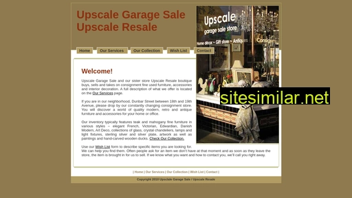 Upscalegaragesale similar sites