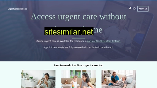 urgentcareontario.ca alternative sites