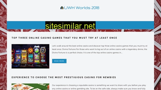 Uwhworlds2018 similar sites