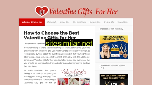 Valentinegiftsforher similar sites