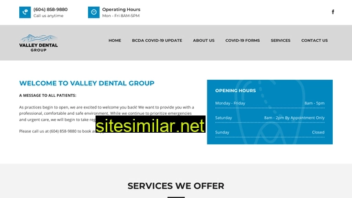 valleydentalgroup.ca alternative sites