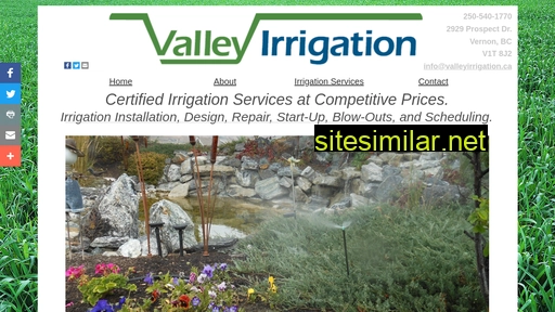 Valleyirrigation similar sites