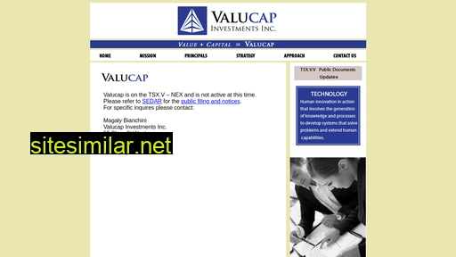 valucap.ca alternative sites