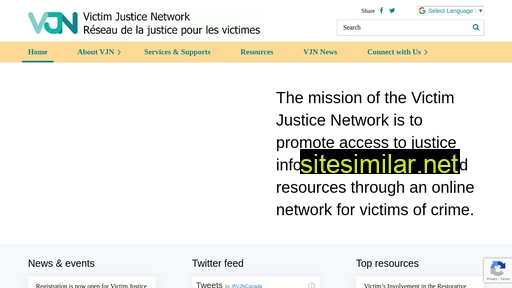 victimjusticenetwork.ca alternative sites