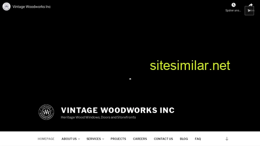 Vintagewoodworks similar sites