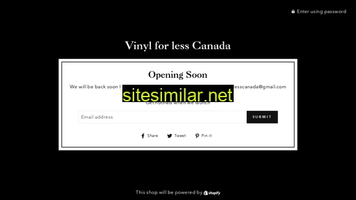 vinylforless.ca alternative sites