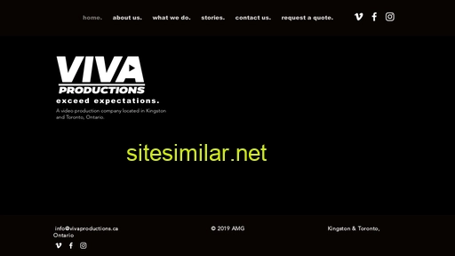 vivaproductions.ca alternative sites