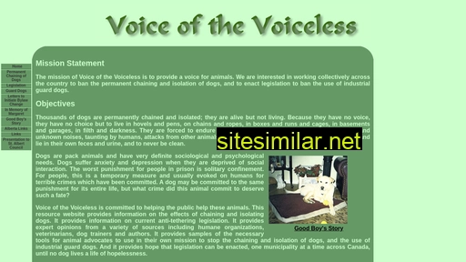 Voiceless similar sites