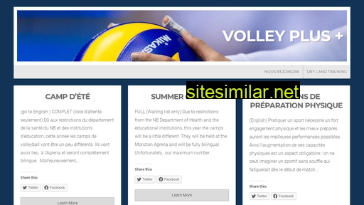 volleyplus.ca alternative sites