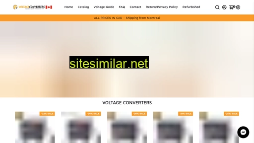 voltageconverters.ca alternative sites