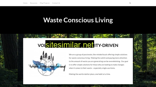 wasteconsciousliving.ca alternative sites