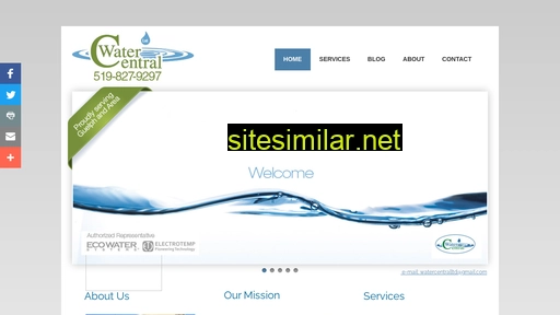 watercentral.ca alternative sites
