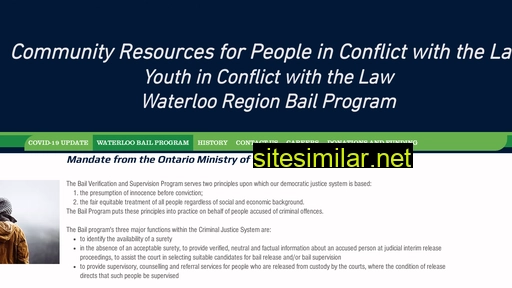 waterloobailprogram.ca alternative sites