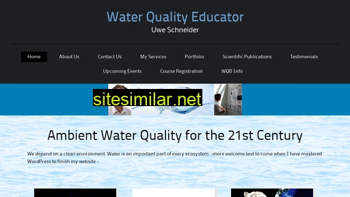 waterquality21c.ca alternative sites