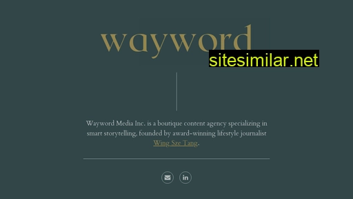 Waywordmedia similar sites